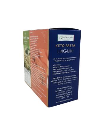 Linguini Pasta Keto - 80g | 2 Servings - 0 Net Carbs | Gluten Free Italian Type - Safe for Diabetics - Buy Online on SooperMarket.com