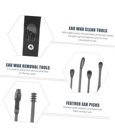 PLAFOPE 2 Sets Ear Cleaning Kit - Stainless Steel Spiral Spring Ear Cleaner and Earwax Removal Tool - Buy Online on SooperMarket.com