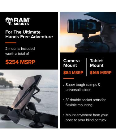 SiOnyx Aurora Pro Uncharted Kit | Full-Color Digital Night Vision Camera with IR Illuminator | Infrared Monocular Spotting Scope & Hard Case | Ram Mounts Included - Buy Online on SooperMarket.com