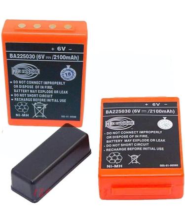 6V 2100mAh HBC Radiomatic BA225030 Rechargeable Battery - Ideal for HBC Crane Remote Control Pump Truck | International Shipping Available - Buy Online on SooperMarket.com