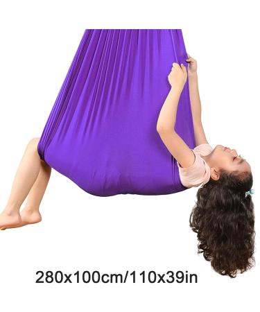 Ssimoo Stretchy Sensory Body SOX - Full-Body Calming Wrap for Autism & Anxiety Relief | Purple 100x280cm - Buy Online on SooperMarket.com