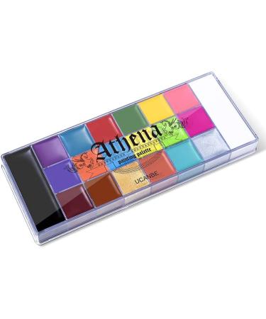 UCANBE Athena 20 Color Professional Body Face Paint Oil Palette - Non-Toxic Makeup for Halloween, FX Party & Adult Painting - Buy Online on SooperMarket.com