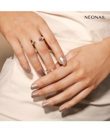 NEONAIL UV Nail Polish Base Coat Gel - Glitter Effect Base Gold Twinkle 7.2ml | Long-lasting Gel Varnish for Stunning Nails - Buy Online on SooperMarket.com