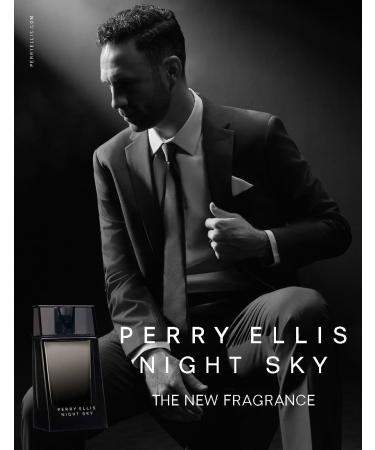 Perry Ellis Night Sky - Men's Cologne - 3.4 fl oz Eau de Toilette - bergamot anise pear fig geranium lavender fir balsam vanilla vetiver sandalwood - Buy Online on SooperMarket.com