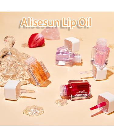 Fruit Pearlescent Plumping Lip Oil Kit - Strawberry Lip Gloss with Long-Lasting Hydration and Nourishment - Buy Online on SooperMarket.com