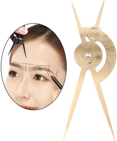 TOOYFUL Brake Caliper Professional Eyebrow Drawing Tool Removable Reusable Tag for Make Up Shaper DIY Symmetrical Tool - Gold - Buy Online on SooperMarket.com