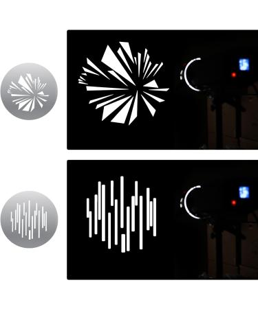 Soonpho 12-Pack Round GOBO Kit - Metal Plates with Various Patterns for Godox SA/VSA Spotlight and Soonpho OT1 Pro II III Optical Snoot - Buy Online on SooperMarket.com