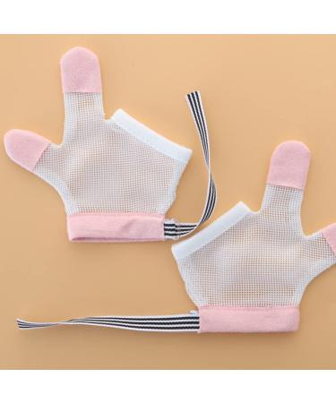 FOMIYES Baby Mittens Finger Gloves - Stop Thumb Sucking, Breathable Mesh, Anti-Scratch, Nail Kit - 1 Pair - Buy Online on SooperMarket.com