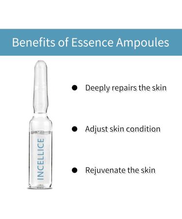 INCELLICE Hyaluronic Acid Serum Ampoules 7 * 1ml Serum Ampoules for Microneedling Anti-aging Face Serum for Dry and Damaged Skin s 7 Days Treatment - Buy Online on SooperMarket.com