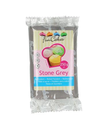 Funcakes Fondant -Stone Grau (1 x 250 g)