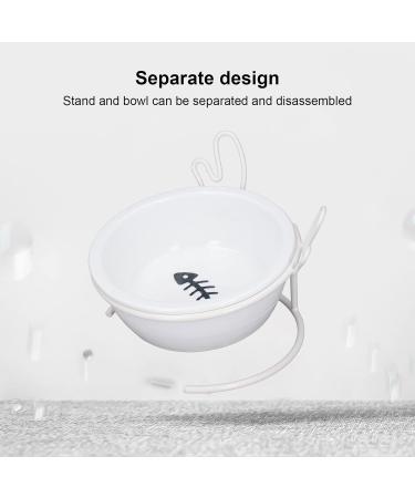 Elevate Your Pet's Dining: Ceramic Dog & Cat Bowls with Metal Frame - Prevents Vomiting & Slipping - Buy Online on SooperMarket.com