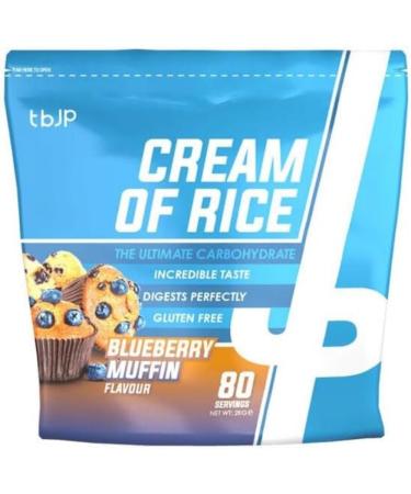 Trained by: JP Nutrition Cream of Rice 2kg The Ultimate Carbohydrate (Blueberry Muffin)