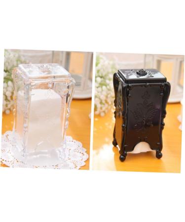 Beaupretty 2pcs Makeup Cotton Holders | Cosmetic Organizer & Nail Remover Storage Case - Perfect for Beauty Enthusiasts - Buy Online on SooperMarket.com