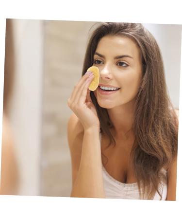 FOYTOKI Natural Sponge Greece Facial Cleansing Sponge Face Sponges for Cleansing and Exfoliating Face Cleansing Pads Facial Sponges for Women Face Sponge for Washing Face Cleansing Sponges - Buy Online on SooperMarket.com