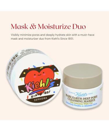 Kiehl's Rare Earth Deep Pore Masque & Ultra Facial Cream Duo - Buy Online on SooperMarket.com