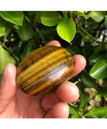 Natural Tiger Eye Crystal Gemstone Polishing Stones Raw Stone Mineral Specimen - Buy Online on SooperMarket.com