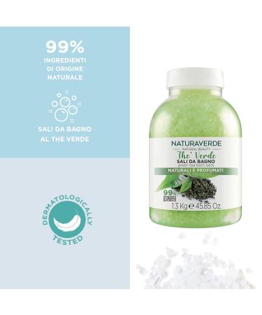 Natural Verde Green Tea Bath Salt | Relaxing Mineral Salts for a Spa-Like Experience | 1300g - International Shipping Available - Buy Online on SooperMarket.com