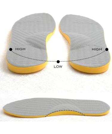 Goofort Orthotic Insoles for Posture Correction & Foot Support - Gray, High Arch, Flat Feet, Plantar Fasciitis - Men & Women - 4-in-1 Gel Inserts - Buy Online on SooperMarket.com