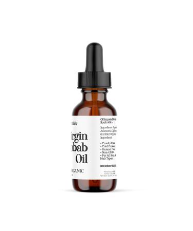 Sweet Essentials Organic Virgin Unrefined Baobab Oil - 100% Pure Cold-Pressed Moisturizer | 2oz Glass Bottle | Imported - Buy Online on SooperMarket.com