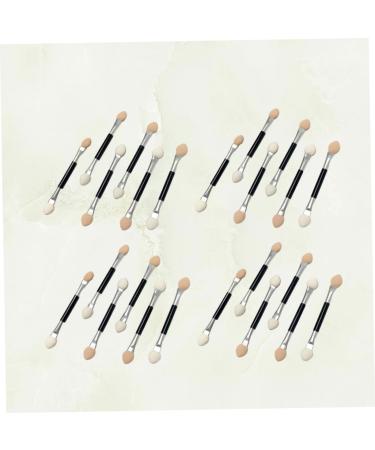 Mikinona 30pcs Women Eyeshadow Brush Double Head Eyeshadow Sponge Cosmetic Brush Kit Face Blush - Buy Online on SooperMarket.com