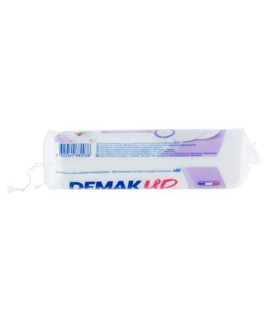 Demak-up Discos Original 60 Un - Premium Cotton Makeup Remover Pads for Gentle Skin Care | International Shipping Available - Buy Online on SooperMarket.com
