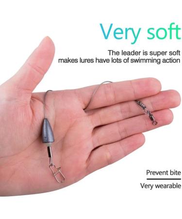 THKFISH Carolina Rigs Bullet Fishing Sinkers 1/2 oz - 15pcs Pre-Rigged Ready Carolina Rigs - Buy Online on SooperMarket.com