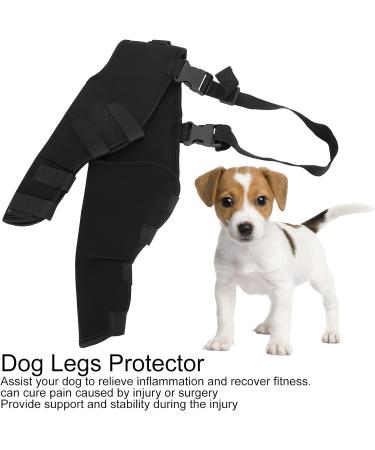 BORDSTRACT Dog Leg Braces for Hind Leg Adjustable Dog Knee Brace for Cruciate Ligament Injury Protecting Wounds Surgery Healing Arthritis Joint Pain and Muscle Sore HJ25 L - Buy Online on SooperMarket.com