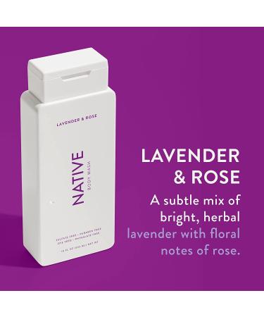Native Body Wash | Natural & Hydrating for Men & Women | Sulfate, Paraben, Dye Free | Coconut, Lavender & Cucumber Scents | 18 oz - Buy Online on SooperMarket.com
