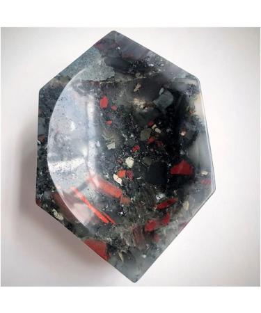 Balance Natural Blood Stone Crystal Bowl Carved Heart Rough Stone Ashtray Gemstone Moon Dish Home Decor Lucky Stone Raw stones and minerals PEIQIYIN - Buy Online on SooperMarket.com