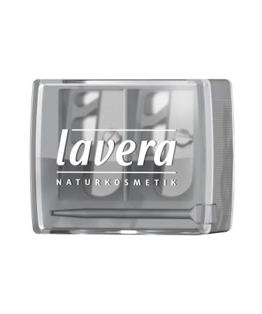 lavera sharpener (DUO) Suitable for standard and jumbo eye and lipstick pencils Natural cosmetics Natural Make-up (pack of 3)