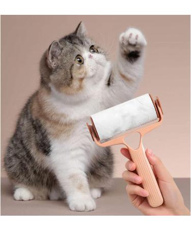 Extra Sticky Lint Roller for Pets - 420 Sheets 1 Handle & 7 Refill Rolls - Dog & Cat Fur Removal Tool with Transparent Cover - White - Buy Online on SooperMarket.com