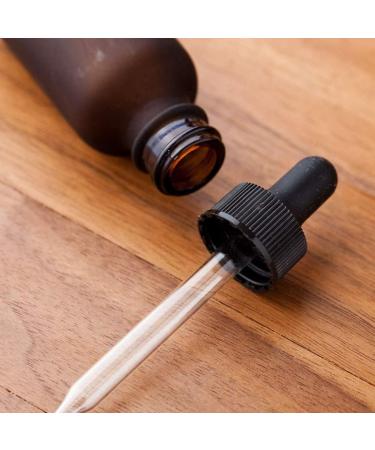 Liummrcy Droppers For Oils 30ml Empty Glass Dropper Bottle Refillable Amber Essential Oil Container Jar with Glass Pipette Dropper - Buy Online on SooperMarket.com