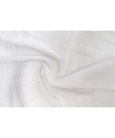 DecorRack 10 Pack 100% Cotton Wash Cloth 12x12 Inch Ultra Absorbent White Washcloths - Luxury Soft & Machine Washable (10 Pack) - Buy Online on SooperMarket.com