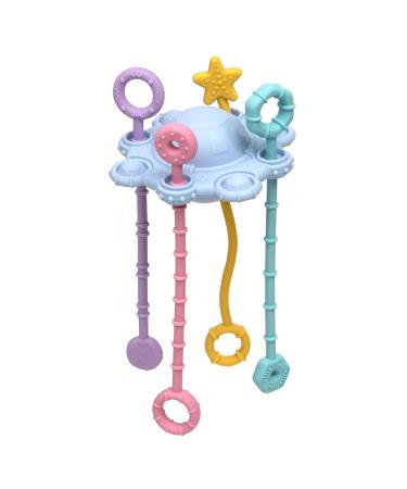 Shop Interactive Spinner Sensor Toys for Toddlers | Travel Pull String Activity for Babies | Child-Friendly Developmental Toys in Blue - Buy Online on SooperMarket.com