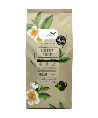 Tea People Choco Mint Rooibos 100 Tea Pyramids Choco Mint 1 Count (Pack of 1)