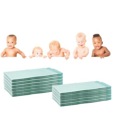 100 Disposable Baby Diaper Pads - Absorbent 60x90 Changing Mats for Effortless Mess-Free Diaper Changes - Ideal for International Shipping - Buy Online on SooperMarket.com