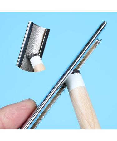 MOOCY Metal Billiard Pool Cue Tip Tool | Shaper, Burnisher & Repair File - Buy Online on SooperMarket.com