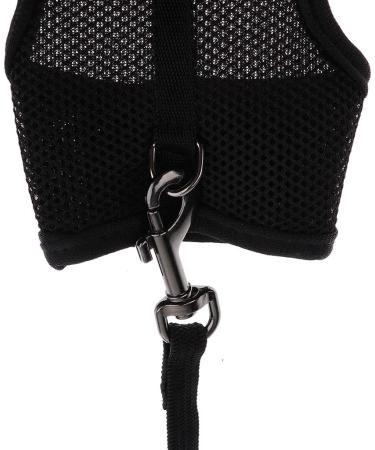 B Blesiya Rabbit Harness - Comfortable Breathable Adjustable Mesh Leash - Black L & S - Ideal for eCommerce International Shipping - Buy Online on SooperMarket.com