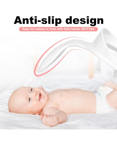 4 Pack Baby Bottle Handles for Philips Avent - Easy Grip White Holders for Independent Drinking - Buy Online on SooperMarket.com