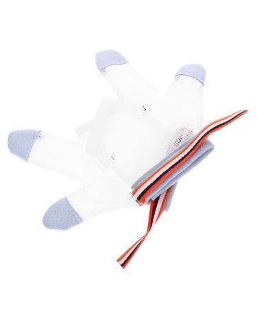 Valiclud 2 pair of anti-eating gloves stopper toys control children's toy children's toy for children awake thumb surcose protection block nylon baby ring toddler