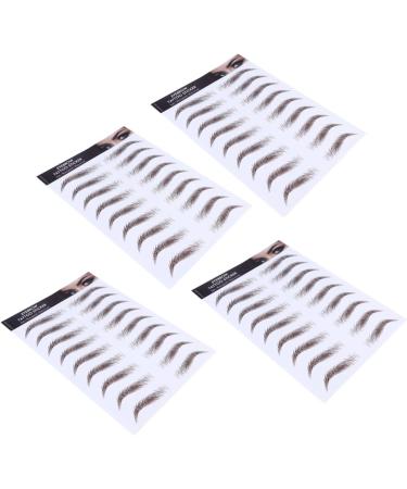 Beavorty 12 Pcs Eyebrow Stickers Tool Waterproof Makeup Imitation Eyebrow Make up Makeup Tools 4d - Buy Online on SooperMarket.com