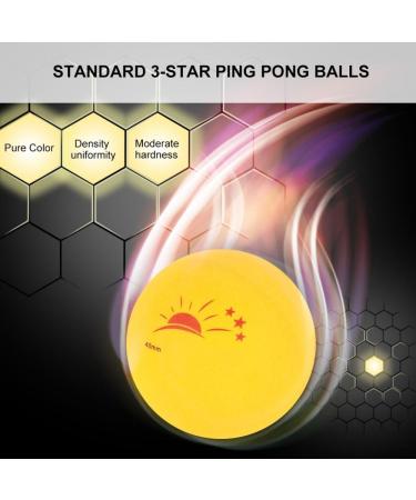 Vbest Life 60pcs 3-Star Orange Ping Pong Balls - Competition & Training Set - Buy Online on SooperMarket.com