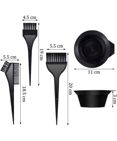 Premium Hair Dye Coloring Kit | DIY Hairdressing Bowl & Brushes for Salon & Home Use - International Shipping Available - Buy Online on SooperMarket.com
