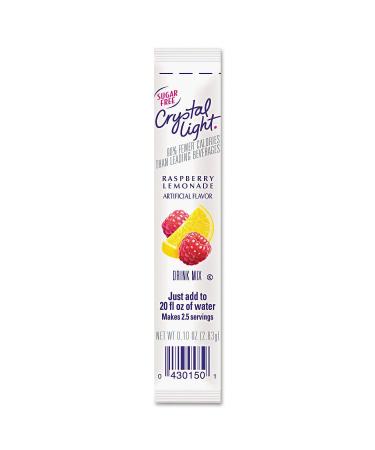 Crystal Light On The Go Drink Mix Raspberry Lemonade (.10 oz. packet 30 ct.) (2 PACKS)