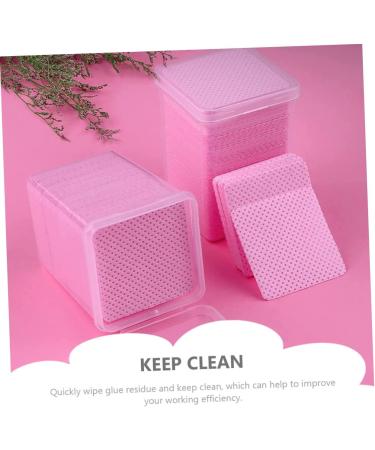 NOLITOY 1200 Pcs Lint-Free Eyelash & Nail Polish Remover Pads | Pure Cotton Cleaning Wipes for Eyelash Extensions & Nail Care - International Shipping Available - Buy Online on SooperMarket.com