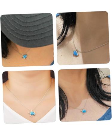 ibasenice Turtle Necklace Sea Neck Themed Pendant Theme Fashionable Beach Fashion Accessory Jewelry Necklace Ocean Turtle - Buy Online on SooperMarket.com
