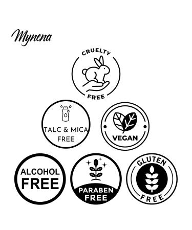 Mynena Clear Lip Gloss with Silver Glitter and Jojoba Oil - Moisturizing and Cruelty-Free | Vegan Formula - Talc-Free, Mica-Free, Gluten-Free, Paraben-Free | Snow - Buy Online on SooperMarket.com