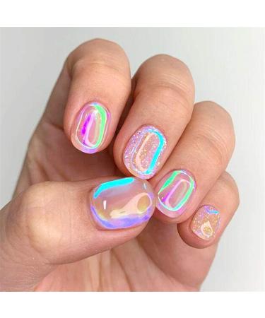 Dornail Aurora Nail Foil Stickers: Broken Glass Paper Nail Decals for Nail Art Decor - Buy Online on SooperMarket.com