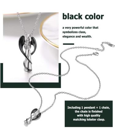 Personalized Prosteel Urn Chain & Memorial Pendant Necklace - 18K Gilded Ash Jewelry with Cross Maria Life Tree Designs - 55cm/50cm Stainless Steel Chain - Buy Online on SooperMarket.com