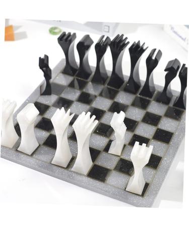 STOBOK 2pcs Chess Mold Molds for Resin Epoxy Resin Craft Molds Candy Molds Silicone Chocolate Mold Molds for Chocolate Candle Kit Crystal Silica Gel 3D Clay White Manual - Buy Online on SooperMarket.com